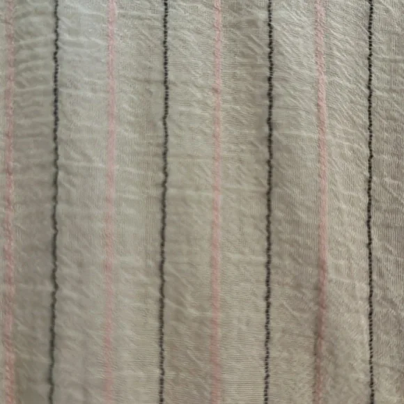 Universal Thread womens blouse size M beige/pink and black design 💯 cotton - Picture 8 of 9